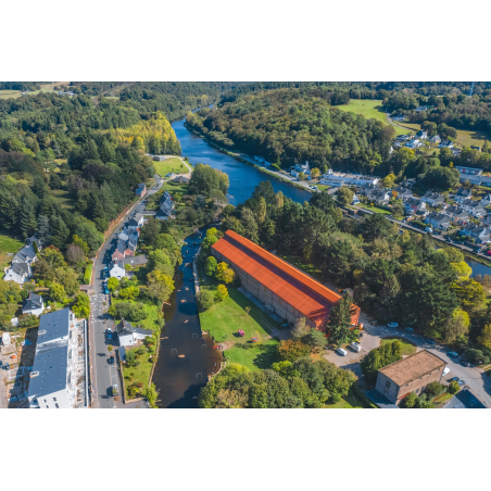 ©Thibault Poriel-LBST - Vue aérienne du Blavet à Inzinzac-Lochrist (Morbihan)