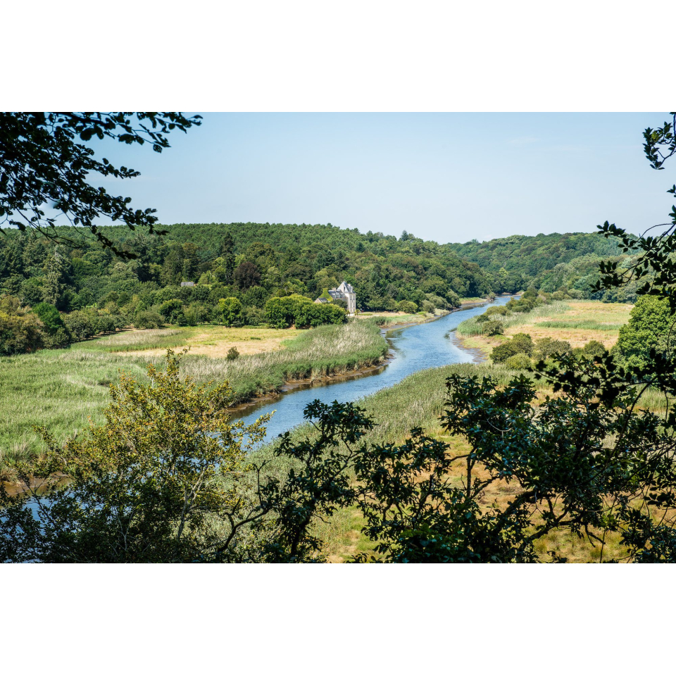 Vue de la vallée du Scorff, à Lorient Bretagne Sud (Morbihan) - ©Xavier Dubois - LBST