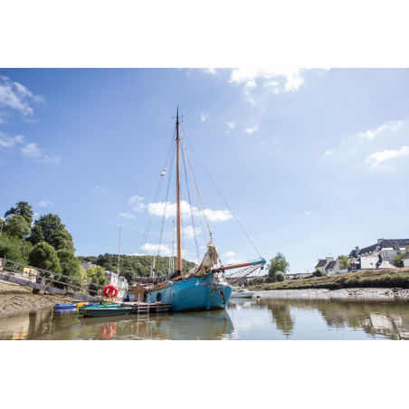 ©Thomas Deregnieaux-LBST - Le Tjalk amarré sur le canal du Blavet à Hennebont (Morbihan) ©Thomas Deregnieaux-LBST - Le Tjalk amarré sur le canal du Blavet à Hennebont (Morbihan)