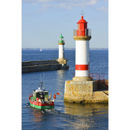 ©Emmanuel Lemée-LBST - Groix, l'entrée de Port-Tudy (Morbihan)