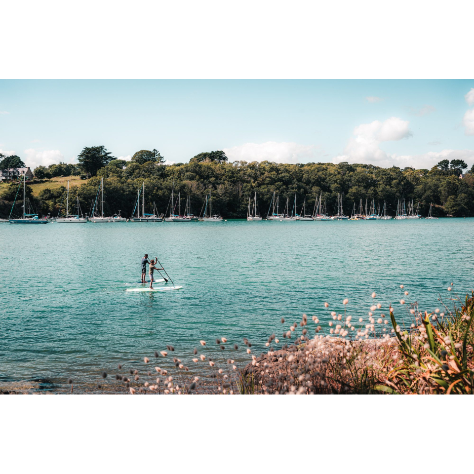 Paddle sur les eaux cristallines de la Laïta (Morbihan) - ©Lezbroz - LBST