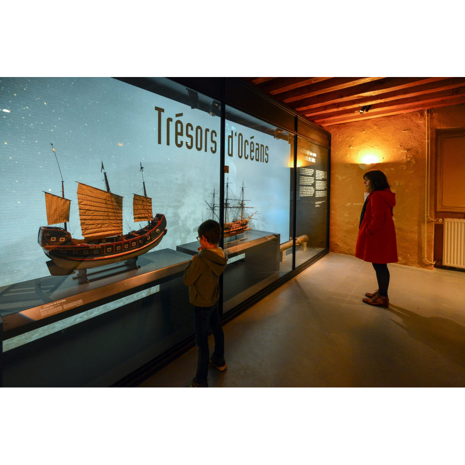 Visite du musée de la Marine à la citadelle de Port-Louis (Morbihan) - ©Emmanuel Lemée - LBST