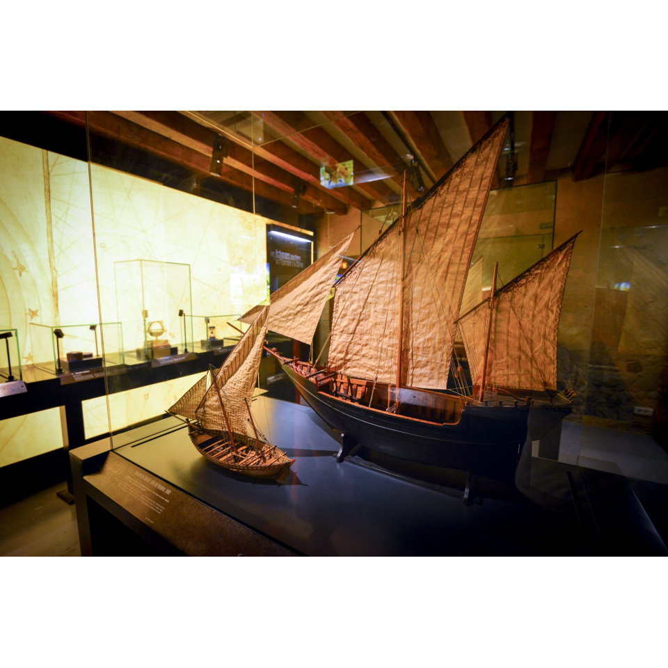 Maquettes de bateaux au musée de la Marine de la Citadelle de Port-Louis (Morbihan) - ©Emmanuel Lemée - LBST