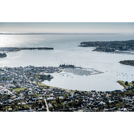 ©Xavier Dubois-LBST - Vue aérienne de la rade de Lorient (Morbihan)