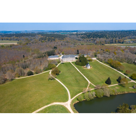 ©Thibault Poiriel - Vue aérienne du domaine de Manehouarn