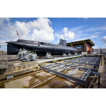 ©Emmanuel LEMEE-LBST - Le sous-marin La Flore à Lorient Le Base
