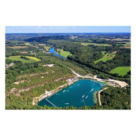 ©West Wake Park - Vue aérienne du parc à Inzinzac-Lochrist (Morbihan)