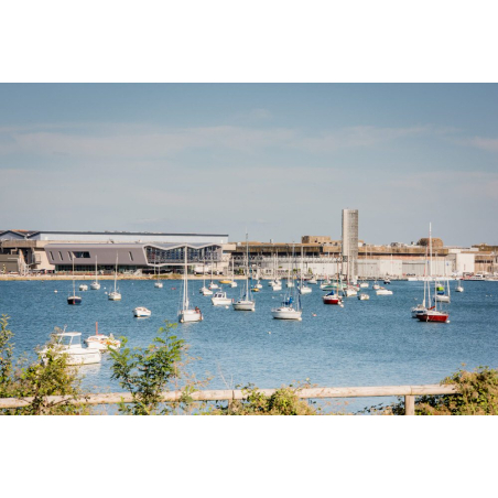 ©Xavier Dubois-LBST- Vue sur La Base depuis Larmor-Plage (Morbihan)