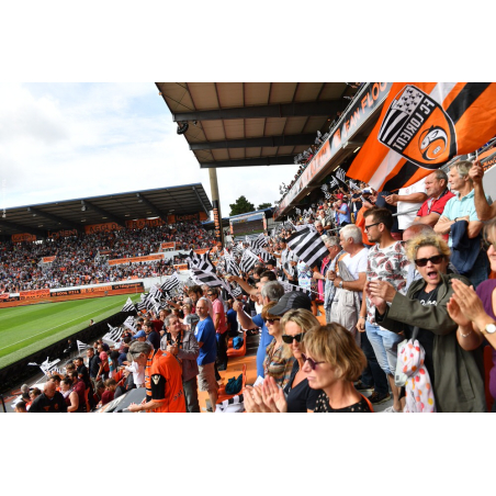 ©FCL - Ambiance dans les tribunes du Moustoir à Lorient (Morbihan)