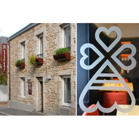 ©Le Jardin gourmand, restaurant gastronomique à Lorient (Morbihan) - La façade ©Le Jardin gourmand, restaurant gastronomique à Lorient (Morbihan) - La façade