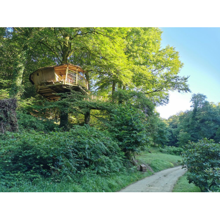 ©Vallée de Pratmeur - Cabane dans les arbres, nuit insolite à Quistinic (Morbihan)