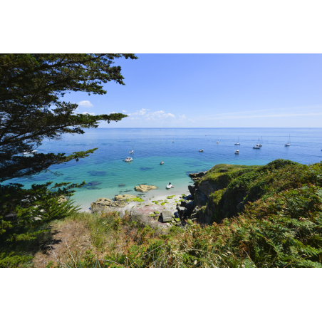 ©E.Lemee - LBST - La plage des sables rouges à l'île de Groix (Morbihan)