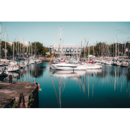 ©Lezbroz-LBST - Le bassin à flot de Lorient (Morbihan)