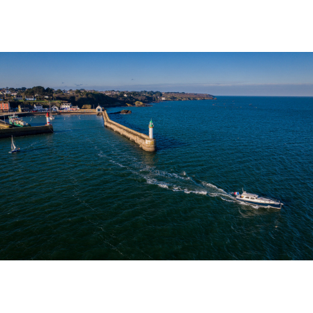 ©Key Largo - Vue aérienne de Port Tudy, île de Groix (Morbihan)