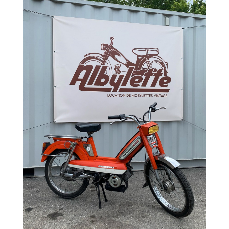 Location de mobylettes vintage à Larmor-Plage (Morbihan) - ©Albylette
