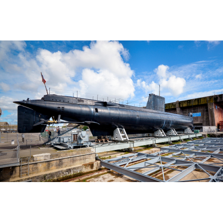 Le sous-marin Flore à Lorient La Base (Morbihan) - ©Emmanuel Lemée - LBST