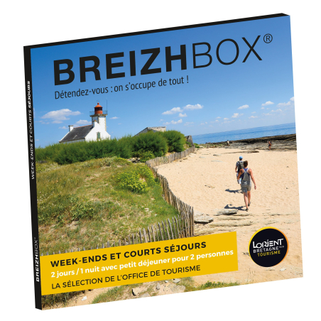 Le coffret-cadeau jaune, séjours en Bretagne Sud (Morbihan) - ©Breizhbox Le coffret-cadeau jaune, séjours en Bretagne Sud (Morbihan) - ©Breizhbox