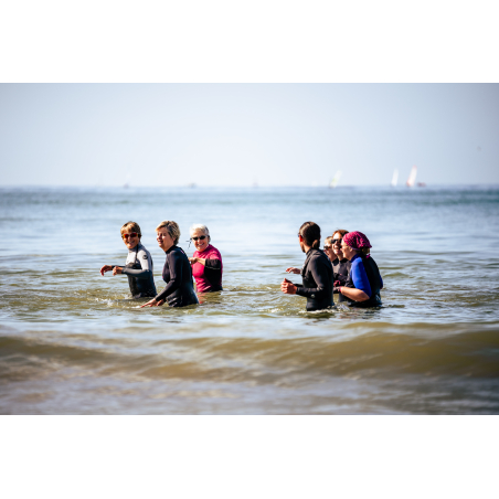 Cours de longe côte (marche aquatique) avec AquaSkol à Larmor-Plage (Morbihan) - AquaSkol ©