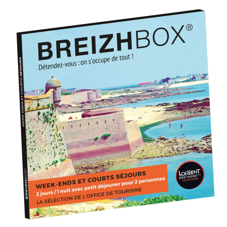 Le coffret-cadeau orange, séjours en Bretagne Sud (Morbihan) - ©Breizhbox