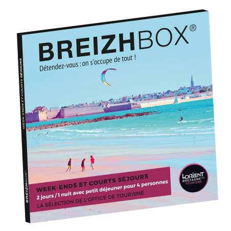 Le coffret-cadeau violet, séjours en Bretagne Sud (Morbihan) - ©Breizhbox