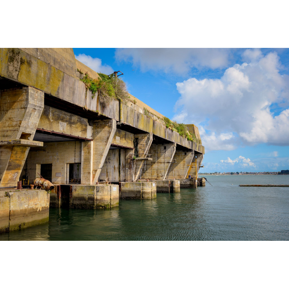 Bloc K3 de la base de sous-marins de Lorient (Morbihan) - ©Emmanuel  Lemée - LBST