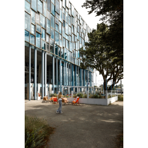 Architecture de la Maison de l'Agglo dans le quartier du Péristyle à Lorient (Morbihan) - ©Hello Travelers - LBST Architecture de la Maison de l'Agglo dans le quartier du Péristyle à Lorient (Morbihan) - ©Hello Travelers - LBST