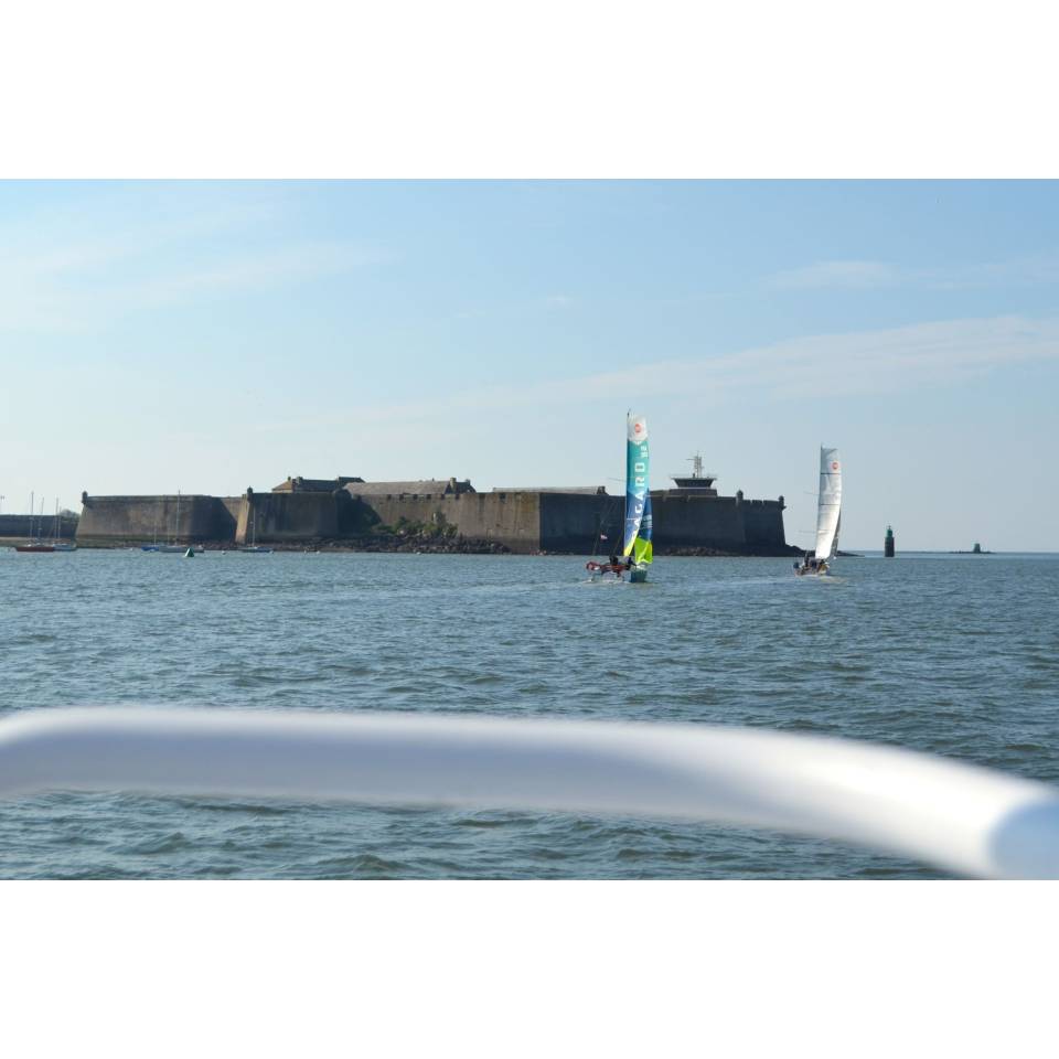 Croisière sur la rade de Lorient, vue sur la Citadelle de Port-Louis (Morbihan) - ©A. Marcos - LBST