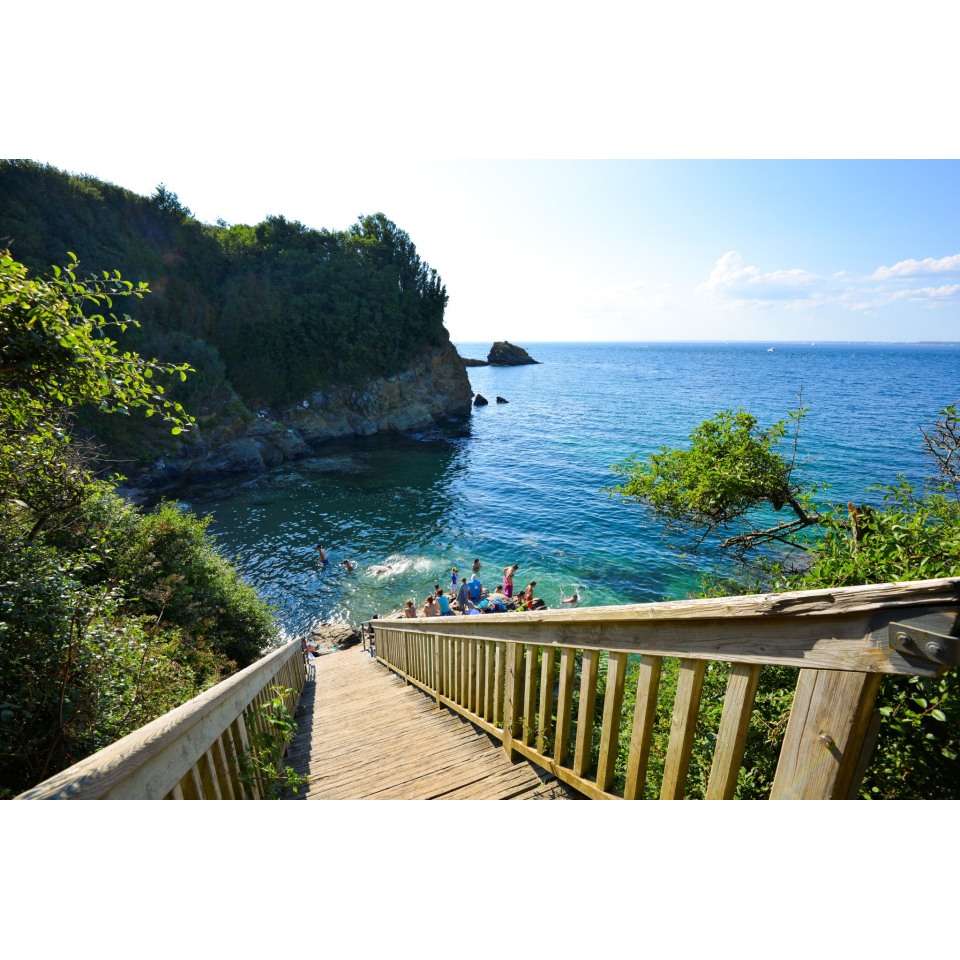 Petite crique à Port-Tudy, à l'île de Groix (Morbihan) - ©Emmanuel Lemée - LBST