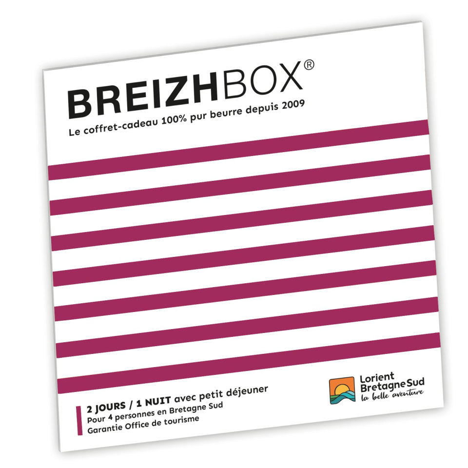 Breizhbox violette, coffrets-cadeau séjours pour 4 (amis ou famille) en Bretagne Sud (Morbihan) - ©Breizhbox