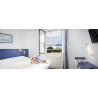 Chambre avec vue mer à l'Hôtel de la Citadelle de Port-Louis (Morbihan) - ©Hôtel de la Citadelle Port-Louis