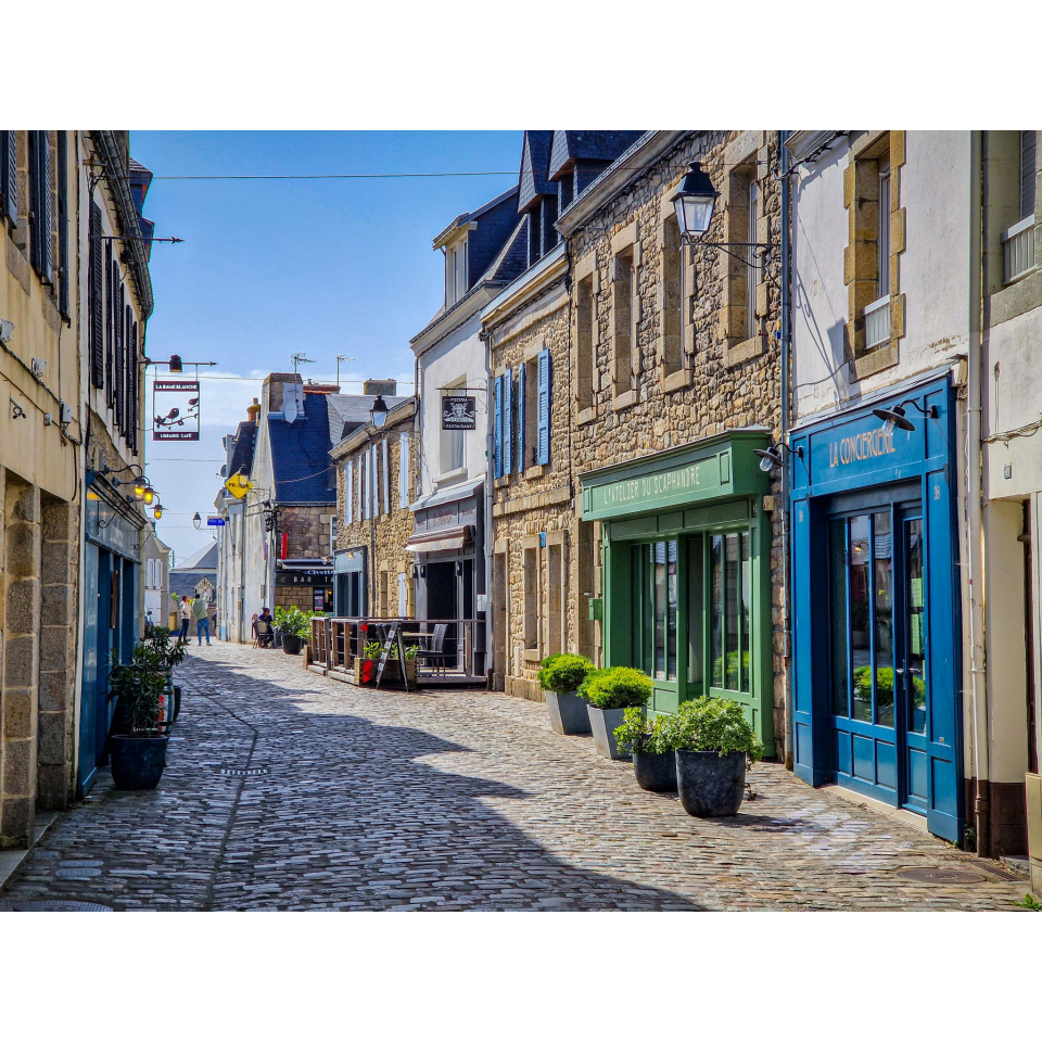 Grande rue de Port-Louis (Morbihan) - ©Julien Audigier - LBST