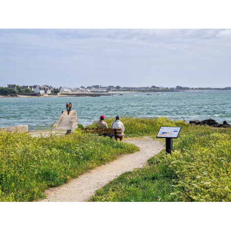 Balade sur la côte de Port-Louis, vue sur la Petite Mer de Gâvres (Morbihan) - ©Julien Audigier - LBST