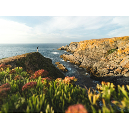 Falaises de Pen Men sur la côte sauvage de l'île de Groix (Morbihan) - ©Thibault Poriel - LBST