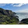 Falaises de la côte sauvage de Pen Men sur l'île de Groix (Morbihan) - ©Elsa Cadoret - LBST
