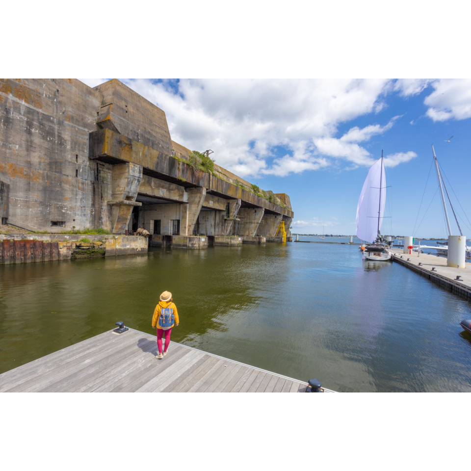 Blockhaus K3 de la base de sous-marins de Lorient (Morbihan) - ©Clo & Clem - LBST