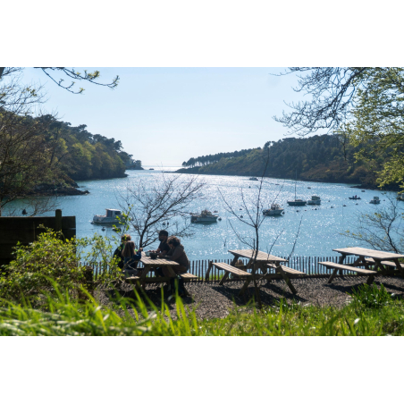 Pique-nique aux Huîtrières du Château de Belon à Riec-sur-Belon (Bretagne Sud) - ©Amélie Quimperlé les rias