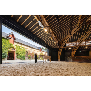 Halle équestre au Haras National d'Hennebont, Morbihan (56) ©Lorient Agglo - F. Galivel