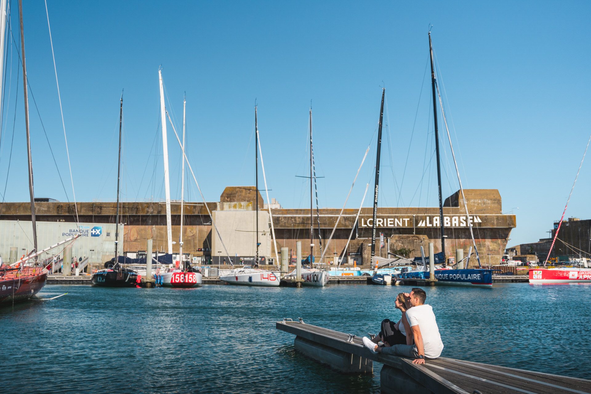 ©Tony Esnault-LBST - Promenade sur les pontons de Lorient La Base