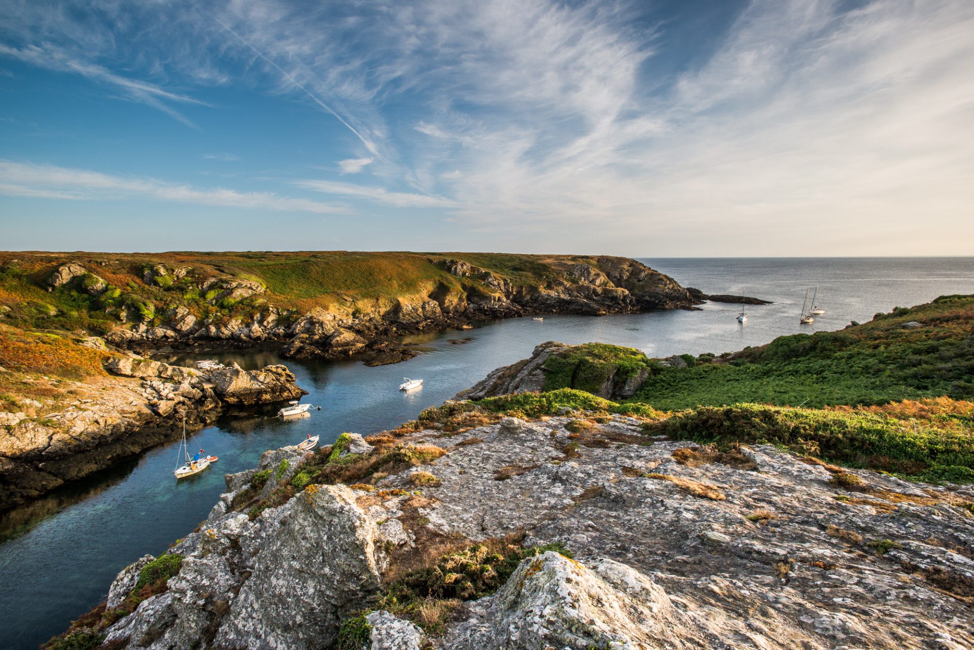 ©Xavier Dubois-LBST - Port Saint Nicolas sur l'île de Groix