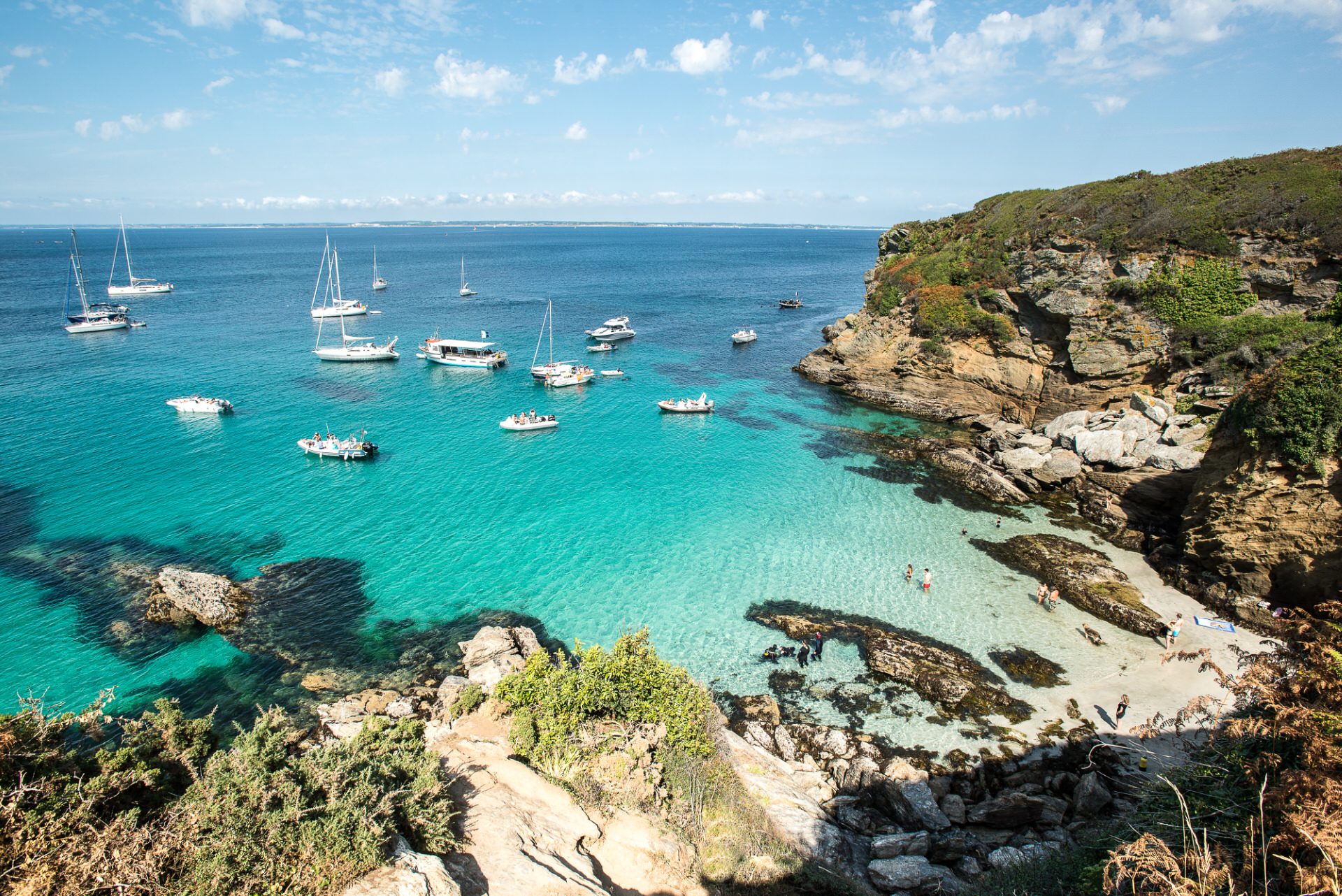 ©Xavier Dubois-LBST - La crique de Poulziorec sur l'île de Groix