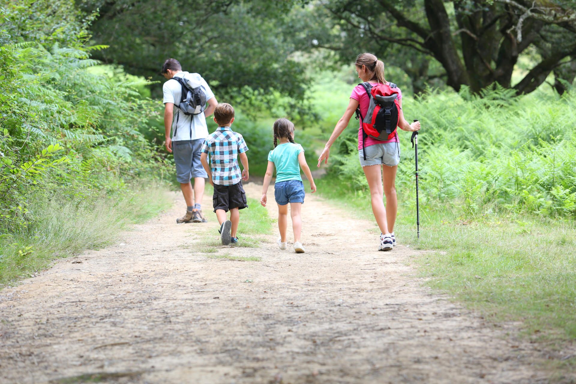 ©Shutterstock - Balade en famille en forêt