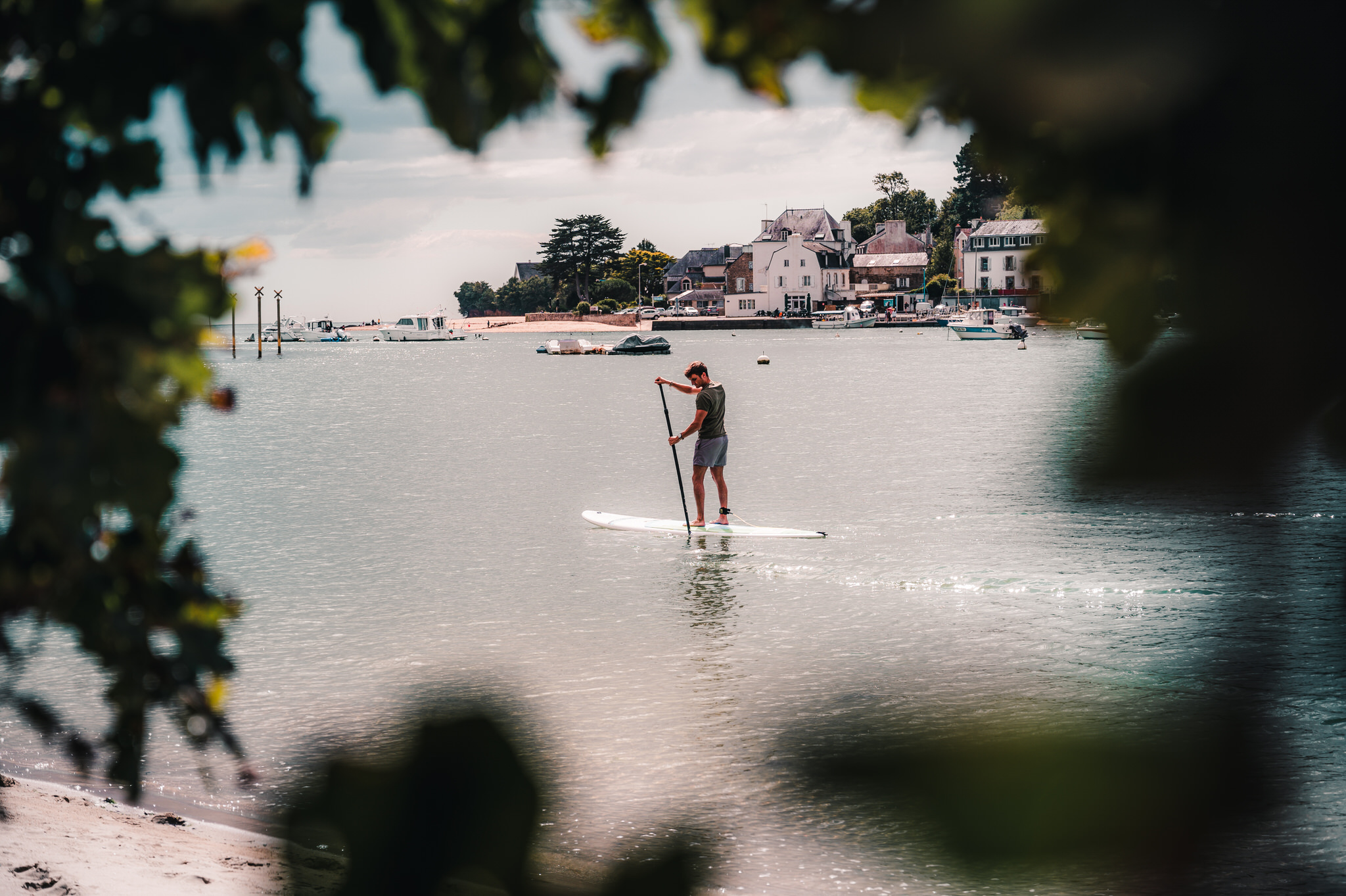 Stand-Up Paddle sur la Laïta à Guidel (Morbihan) - ©Lezbroz - Breizhbox®