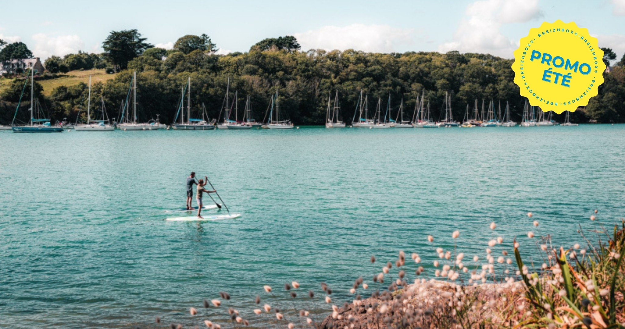 Séjour activité nautique séance paddle, à Lorient Bretagne Sud, dans le Morbihan (56)